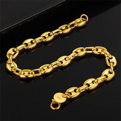 Bracelet élégant avec élément décoratif circulaire, parfait pour sublimer le poignet.