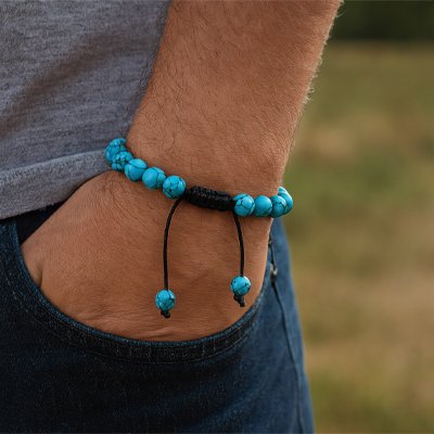 Bracelet perle homme