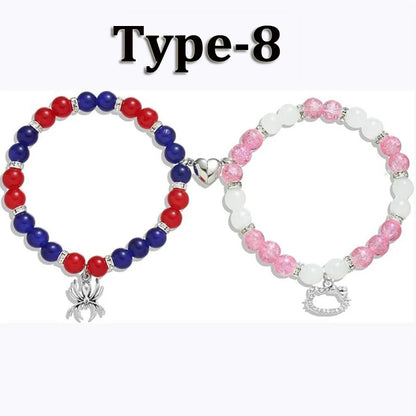 Braceletamoureuxduocoupleaccessoireminimalistesymbolisantlaconnexioninvisibleentrepartenaires