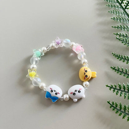 Braceletprenomenfantkawaiienperlesplastiquesinspiredel_animeChiikawaideecadeauoriginale
