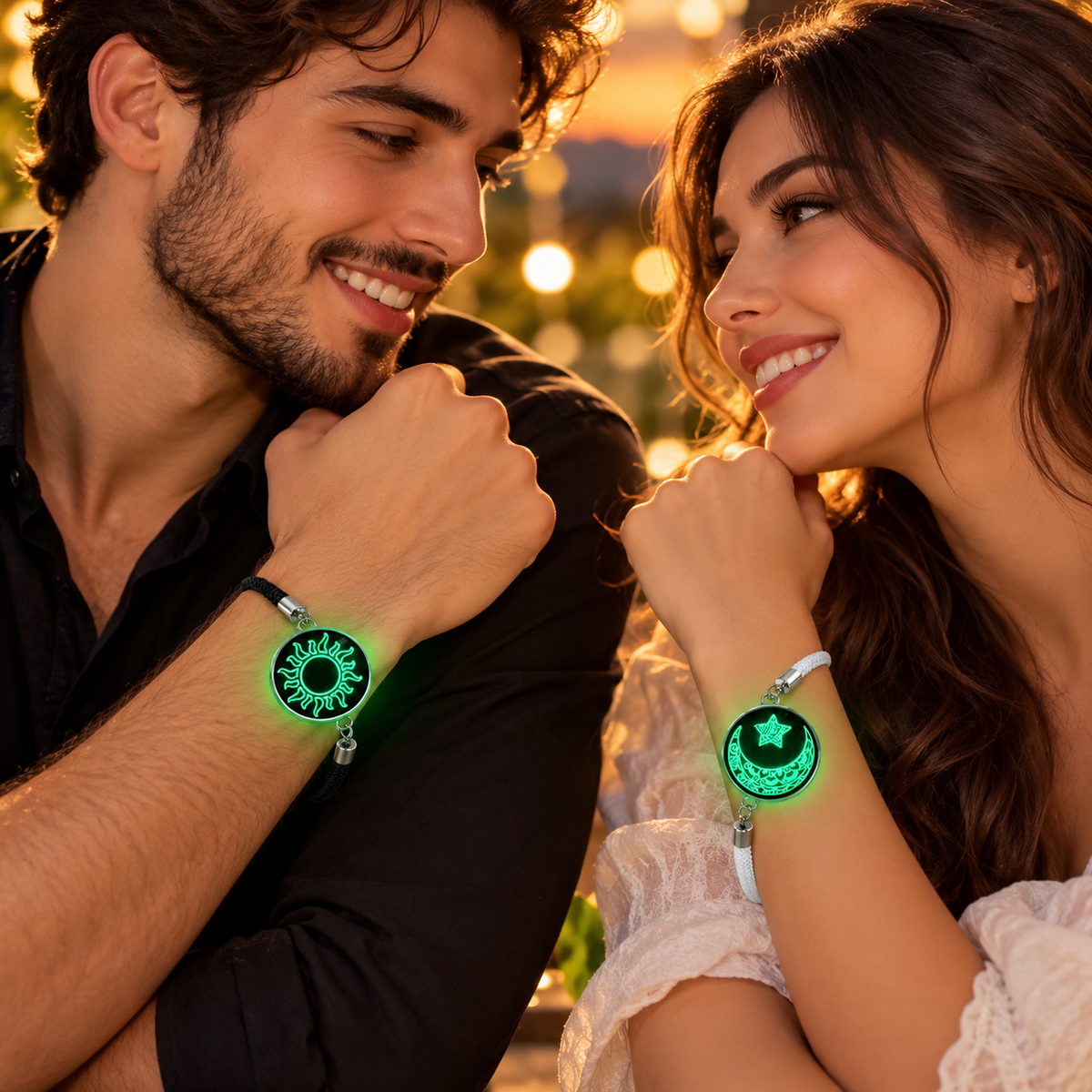 Braceletsdeluneetdesoleilamoureux