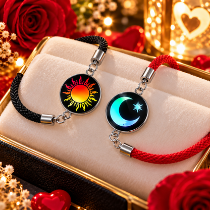 Bracelets soleil et lune romantiques