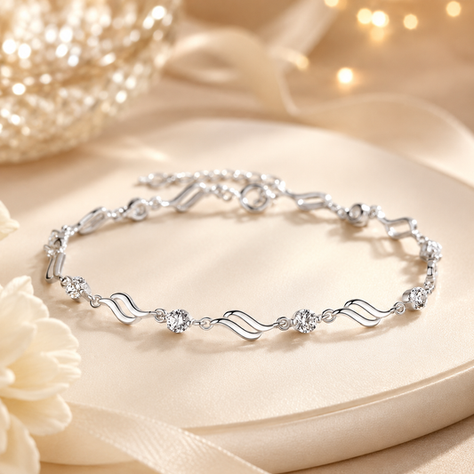 Bracelet femme argent | Élégance Cœur