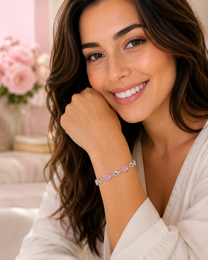 Bracelet femme argent | Élégance Cœur