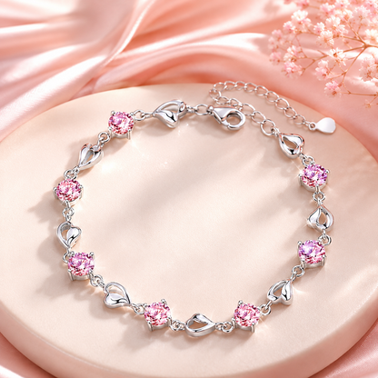 Bracelet femme argent | Élégance Cœur