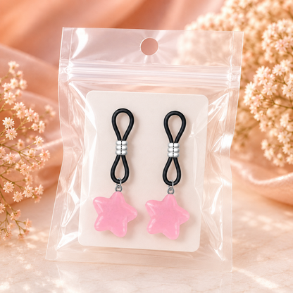 Faux piercing teton réutilisable, bijou tendance pour style unique.
