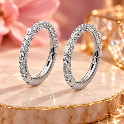 Modèle en titane argenté parfait pour le daith