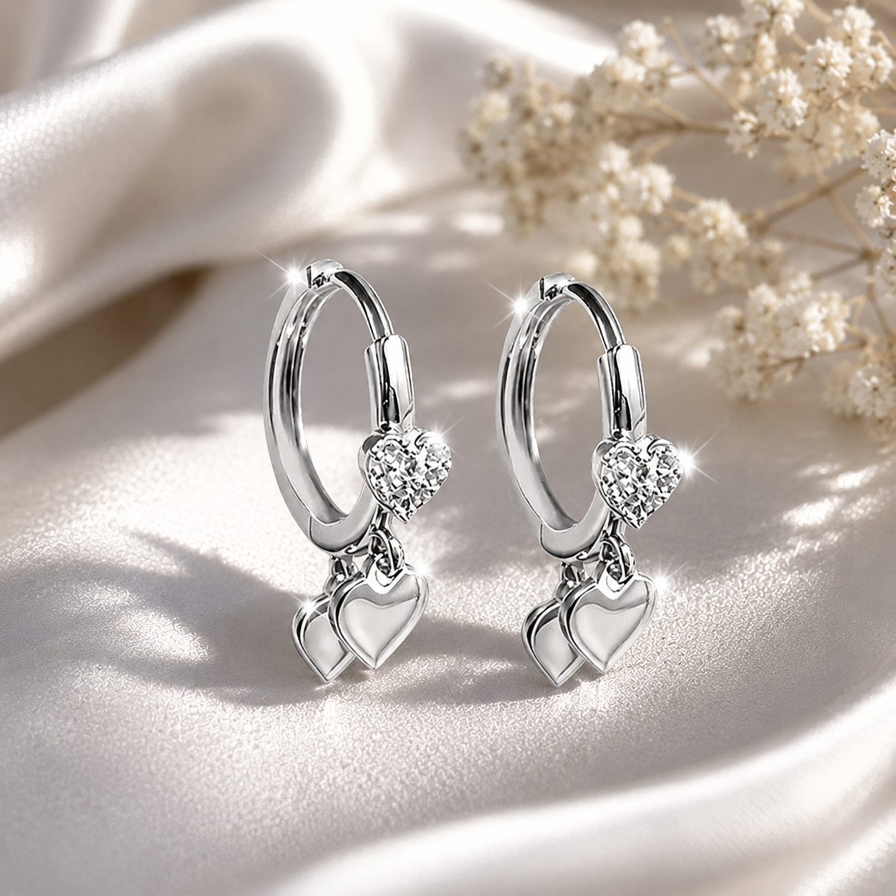 Piercing daith douleur oublié grâce au magnifique bijou cœur.