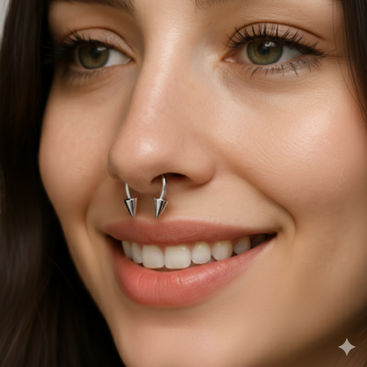Piercing nez argentéeergonomique et leger pour un confort quotidien