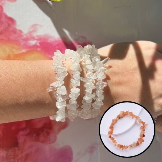 Bijou en pierres fines offrant un style élégant à petit prix