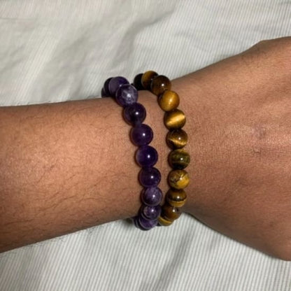 Bracelet énergétique en pierres naturelles ,idéal pour attirer les bonnes vibrations .