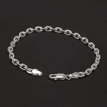 bracelet homme argent bijou masculin chic et durable en acier argenté
