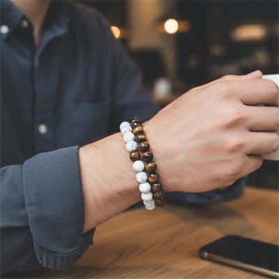 Bracelet perle homme