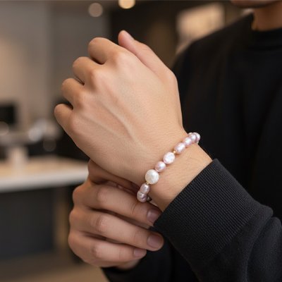 Bracelet perle homme 