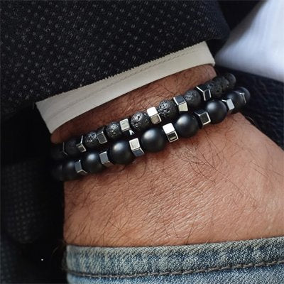 Bracelet perle homme 